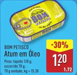 ALDI BOM PETISCO Atum em Óleo promoção