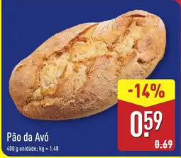 ALDI Pão da Avó promoção