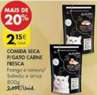 Comida Seca P/Gato Carne Fresca 800g
