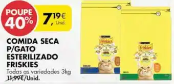 Pingo Doce Comida Seca P/Gato Esterilizado Friskies 2kg promoção
