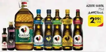 Pingo Doce Azeite Subtil 75cl promoção