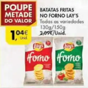 Batatas Fritas No Forno Lay's 130g/150g