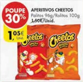 Pingo Doce Aperitivos Cheetos 96g/100g promoção