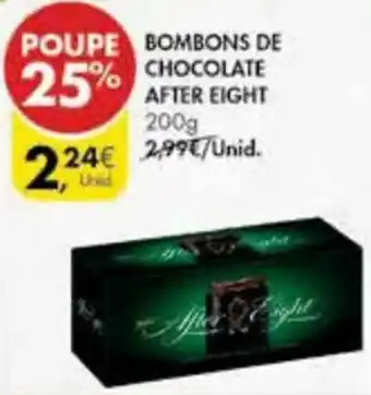 Pingo Doce Bombons de Choclate After Eight 200g promoção