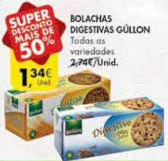 Pingo Doce Bolachas Digestivas Gúllon promoção