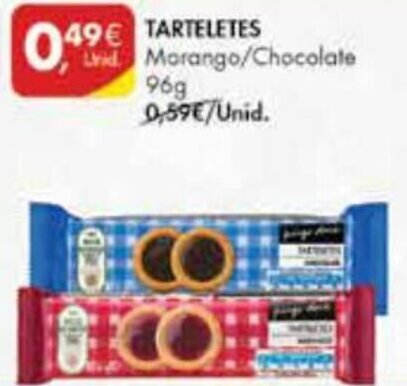Pingo Doce Tarteletes 96g promoção