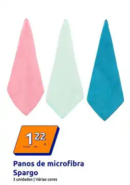 Action Panos de microfibra Spargo promoção