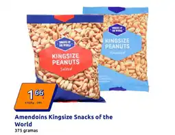 Action Amendoins Kingsize Snacks of the World promoção