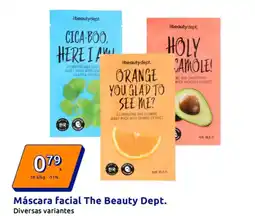 Action Máscara facial The Beauty Dept. promoção