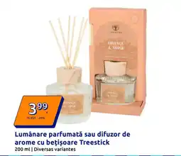 Action Lumânare parfumată sau difuzor de arome cu beţişoare Treestick promoção