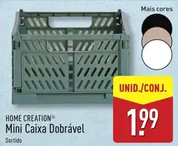 ALDI HOME CREATION Mini Caixa Dobrável promoção