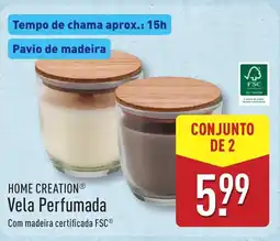ALDI HOME CREATION Vela Perfumada promoção