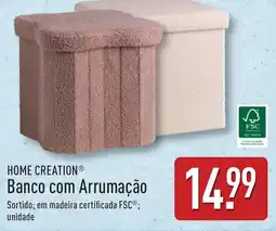 ALDI HOME CREATION Banco com Arrumação promoção