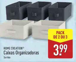 ALDI HOME CREATION Caixas Organizadoras promoção