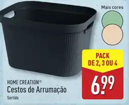 ALDI HOME CREATION Cestos de Arrumação promoção