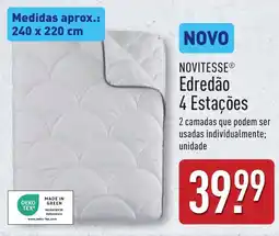 ALDI NOVITESSE Edredão 4 Estações promoção