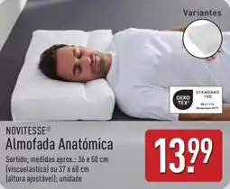ALDI NOVITESSE Almofada Anatómica promoção