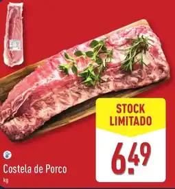 ALDI Costela de Porco promoção