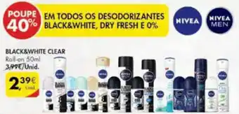 Pingo Doce Black & White Clear 50ml promoção