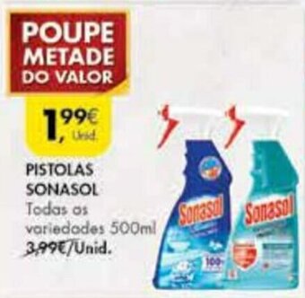Pingo Doce Pistola Sonasol 500ml promoção