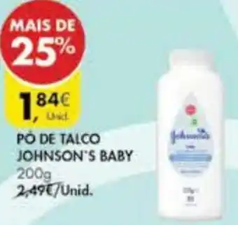 Pó de Talco Johnson's Baby 200g