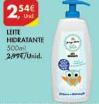 Pingo Doce Leite Hidratante 500ml promoção