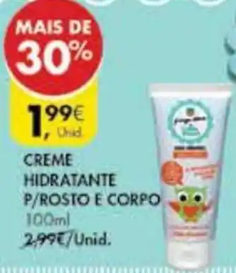 Creme Hidratante P/Rosto e Corpo 100ml