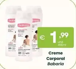 Roque Supermercados Creme Corporal Babaria promoção