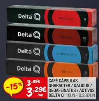 Spar Cápsulas de café delta q promoção