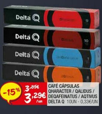 Cápsulas de café delta q
