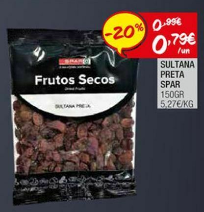 Spar Frutas secas promoção