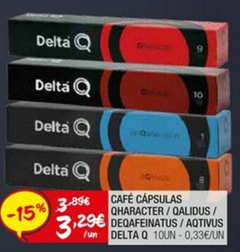 Cápsulas de café delta q