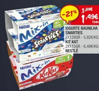 Spar Iogurte nestlé promoção