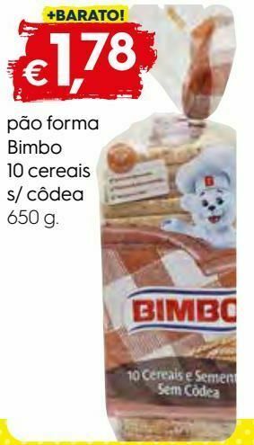 Bolama Pão de forma bimbo promoção