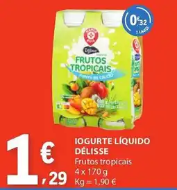 E.Leclerc Iogurte líquido délisse promoção