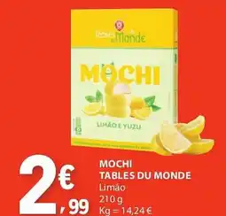 E.Leclerc Mochi tables du monde limão promoção
