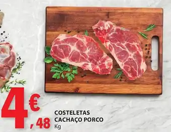 E.Leclerc Costeletas cachaço porco promoção