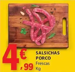 E.Leclerc Salsichas porco frescas promoção