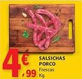 E.Leclerc Salsichas porco frescas promoção