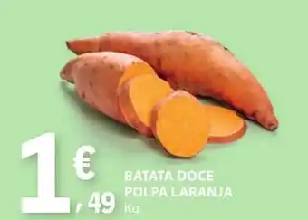 E.Leclerc Batata doce polpa laranja promoção