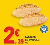 E.Leclerc Pão rico em ómega 3 promoção