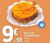 E.Leclerc Bolo de aniversário promoção