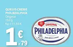 E.Leclerc Queijo creme philadelphia promoção