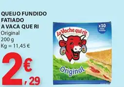 E.Leclerc Queijo fundido fatiado a vaca que ri original promoção