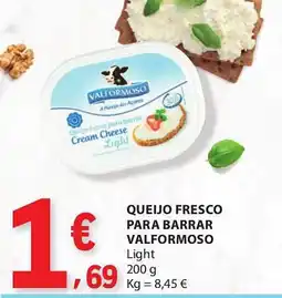 E.Leclerc Queijo fresco para barrar valformoso promoção