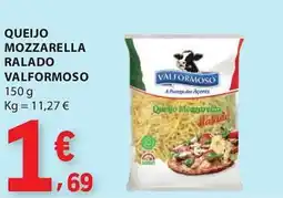 E.Leclerc Queijo mozzarella ralado valformoso promoção