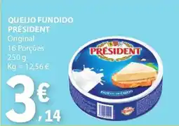 E.Leclerc Queijo fundido président promoção