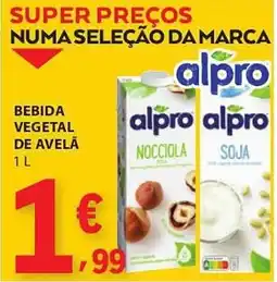 E.Leclerc Bebida vegetal de avelā Alpro promoção