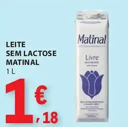 E.Leclerc Leite sem lactose matinal promoção