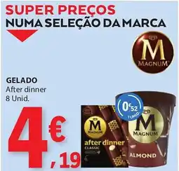 E.Leclerc Magnum gelado after dinner promoção